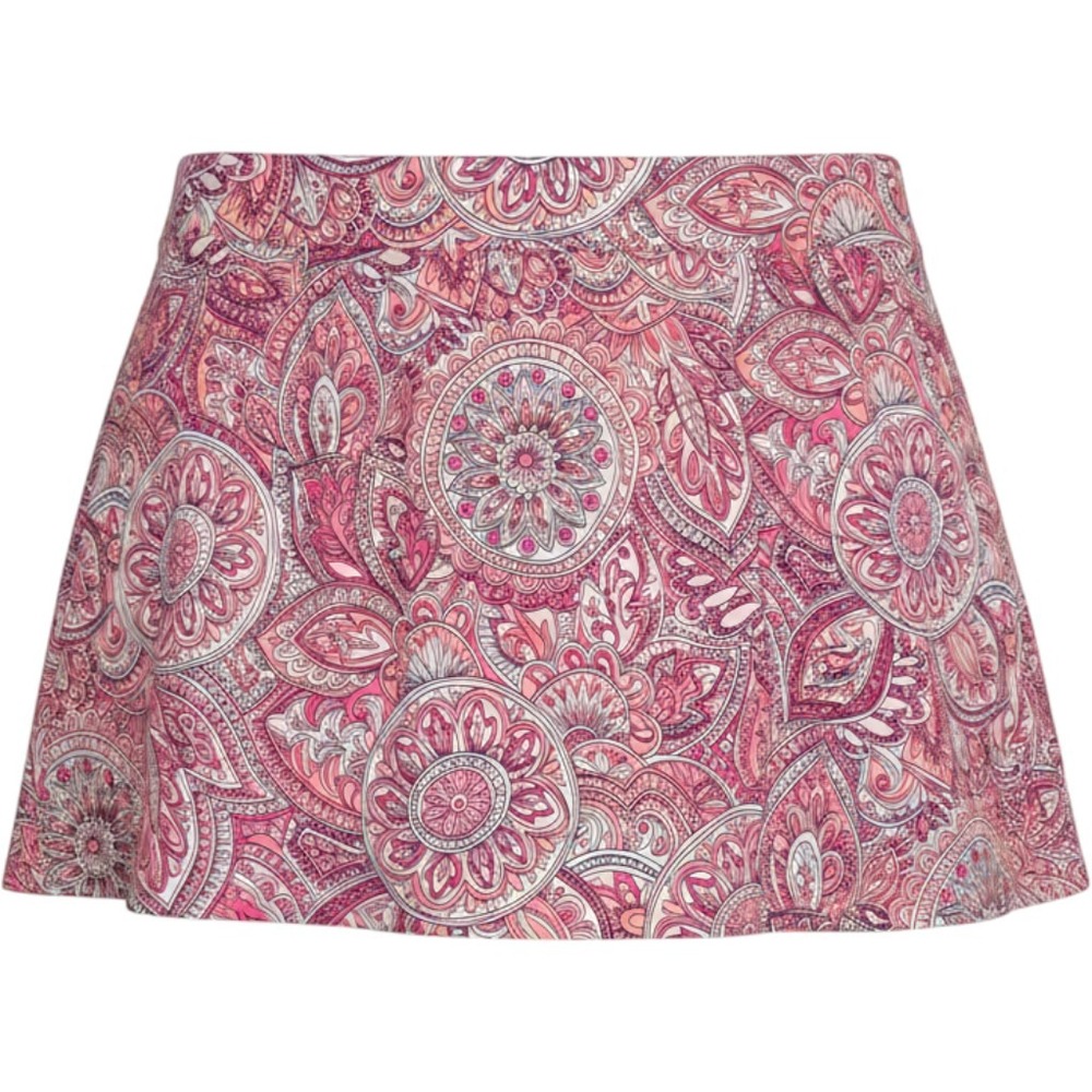 Talbots Pink Paisley Swim Skirt